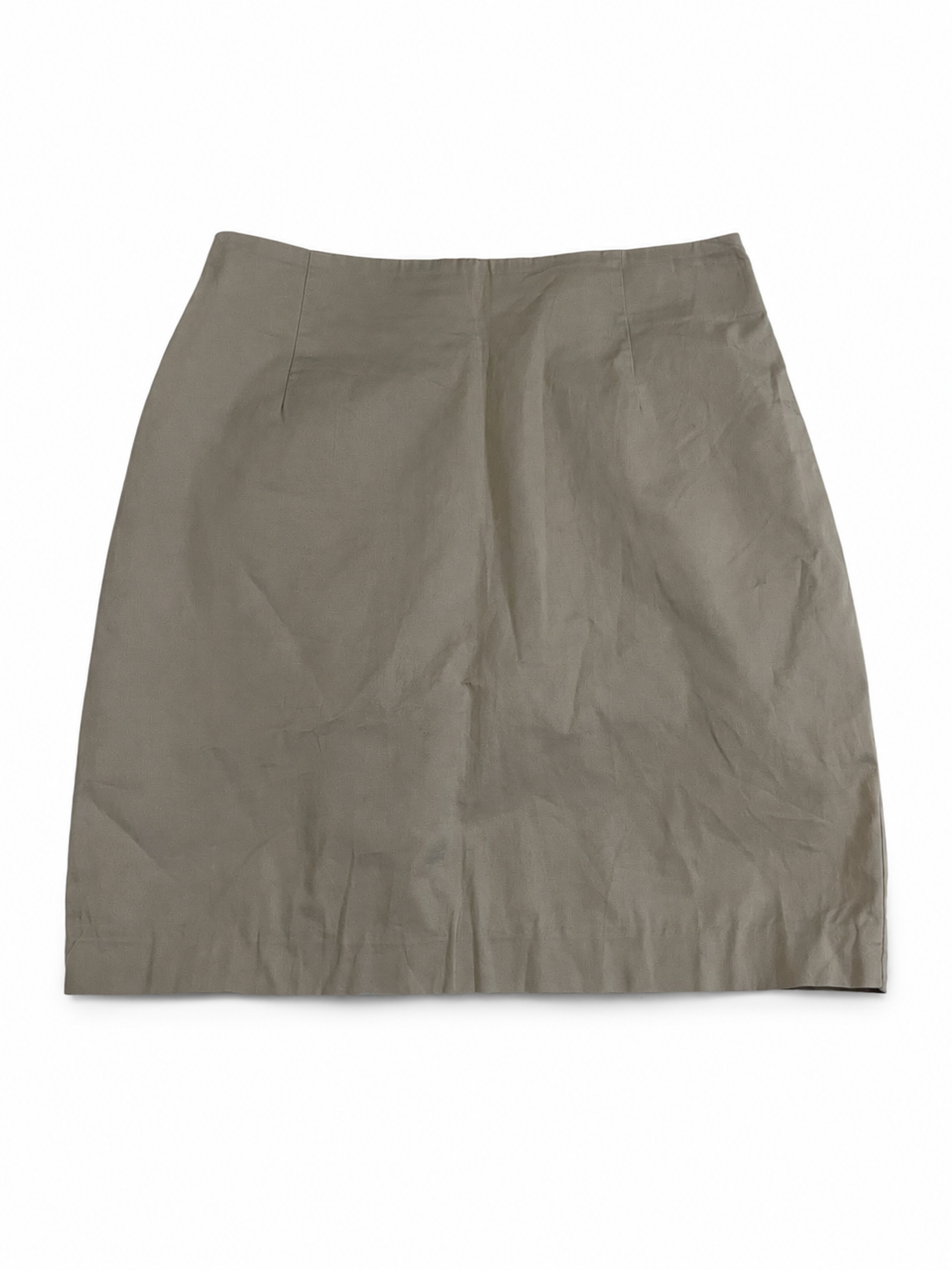 Jupe courte beige/taupe doublée