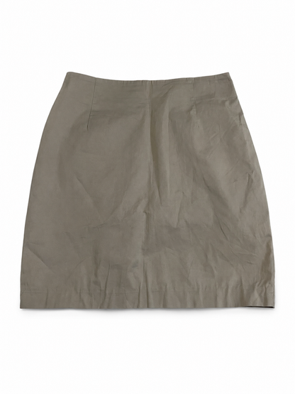 Jupe courte beige/taupe doublée